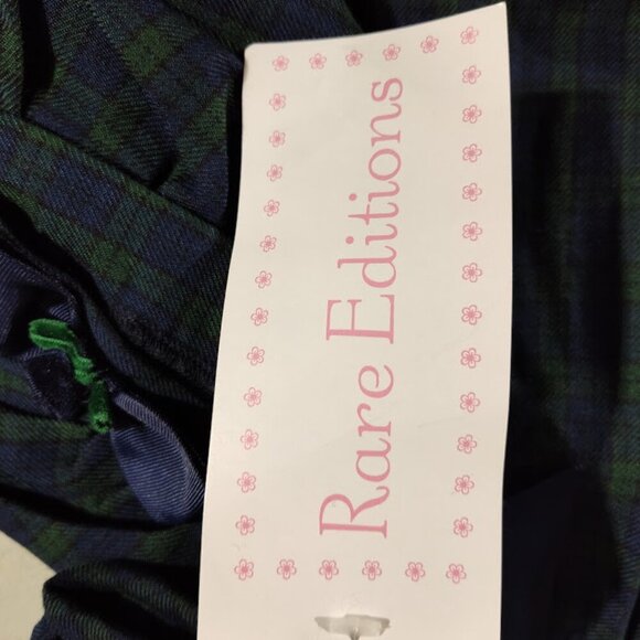 Rare Editions 3 Piece Set Baby 18 Month Y2K Dress, Panty, & Bonnet Gingham NWT - Picture 6 of 10